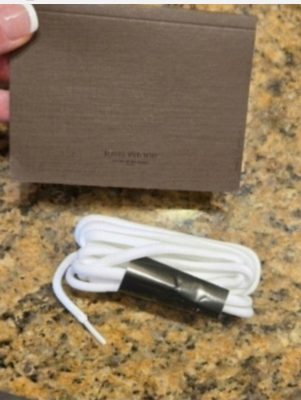 White Shoelaces From Louis Vuitton
